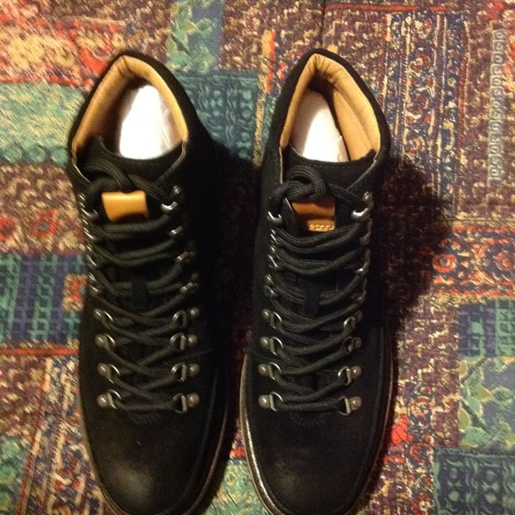 Gentle Souls Men's Donovan Black Suede Hiker Boots -11.5M - New in Box - Picture 1 of 10